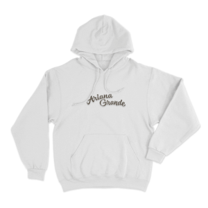 Ariana Grande Signature Unisex Hoodie White