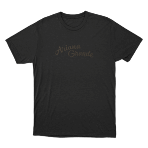 Ariana Grande Signature Unisex T Shirt Black